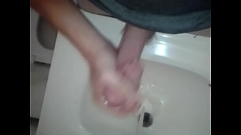 Preview 4 of Lily Carter Psychopath - Jacking over a dirty sink