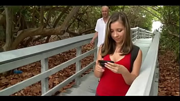 Preview 1 of Borther Sister Sex Hotal Room - 18 Year-Old Sasha Hall Gets Her Twat Cream-Filled - HD