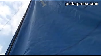 Preview 2 of Forced Rape Straight Or Bi - Brunette amateur strips off and banged on her boat