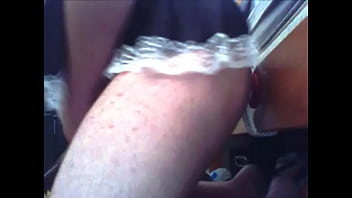 Preview 4 of Young Boys Vs Hairy Mature - sissy whore playing with toys and rope