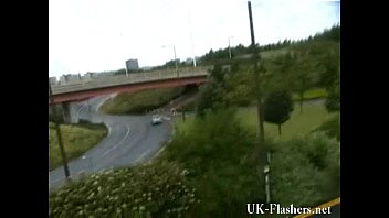 Preview 2 of Ladies Using Toilet Slaves12 - Busty amateur wife pisses in public and flashes