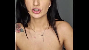 Preview 3 of Tube Porn Banyoda Sikti - Black dress lingerie and PINK DILDO having many orgasm -CLAUDIA BAVEL-