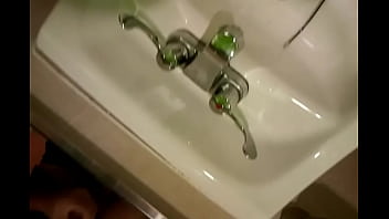 Preview 4 of Porn Jilbab Porno - Jerking off in public restroom