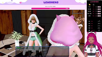 Preview 2 of Samdra Romain - VTuber LewdNeko Plays Harem Hotel Part 29