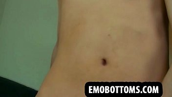 Preview 1 of Brutal Anal Teen Squirt - While alone this sexy punk emo twink is masturbating