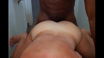 Preview 4 of Amateur Nude Interview - Interracial Quickie on Stairs