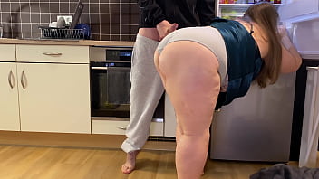 Preview 3 of Xx2xn - I fuck and cum in my mother-in-law&#039_s panties,  wearing my mother-in-law&#039_s fat ass