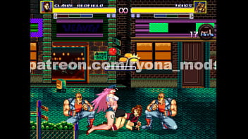 Preview 1 of Aimed Porn - Claire Redfield in Streets of Rage Ryona mod