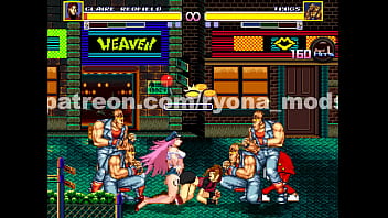 Preview 4 of Aimed Porn - Claire Redfield in Streets of Rage Ryona mod