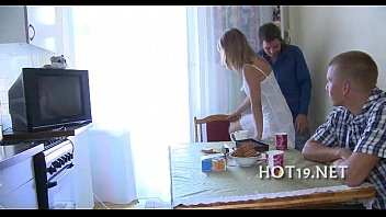 Preview 2 of Step Dad And And Step Daughter - Beauty bounds on penis