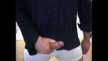 Preview 3 of Full Movie 720p - Punheta com cueca Boxer Branca