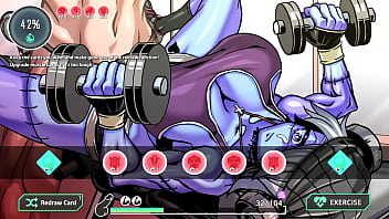 Preview 4 of Lesbi Ludah Porn - Monster Gym