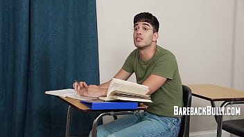 Preview 1 of New Xxx Bphd - Angry Janitor Bends Student Over In Detention &amp_ Fucks His Ass | BarebackBully