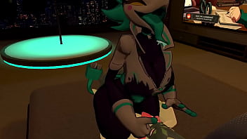 Preview 3 of Xxx Poran New - Slutty Tasque Manager Getting Railed In Bed By Horny Pokemon | VRCHAT PORN | 3 Min Preview