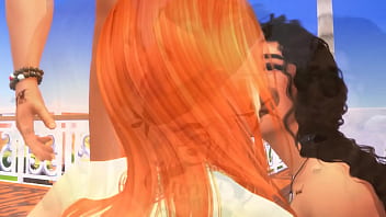 Preview 3 of Dad Fuck Gril Frend Sleep - Del Sol Housesitting - Vivienne and Jacy - Sims 4 Porn Video