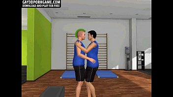 Preview 1 of Hooker Homade - A sexy green mowhawk 3D stud is giving anal to a hot hunk