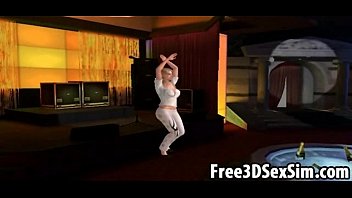 Preview 3 of Indian Rahke - Hot and busty 3D cartoon blonde babe doing a dance