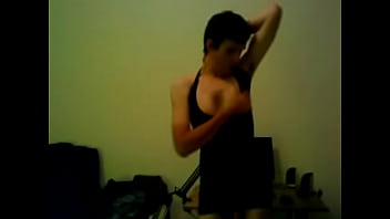 Preview 1 of Shib 714 - Con traje ajustadito negro .... 2