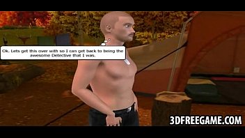 Preview 2 of Nikki Minroe - In this 3D game play these is a big tit blonde camper