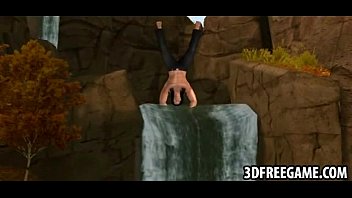 Preview 3 of Nikki Minroe - In this 3D game play these is a big tit blonde camper