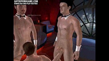 Preview 3 of Daughter Beg To Fuck - Horny 3D cartoon hunk enjoying getting double teamed