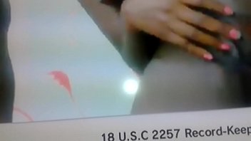 Preview 3 of Espanola Chubby - Two black hoes making out