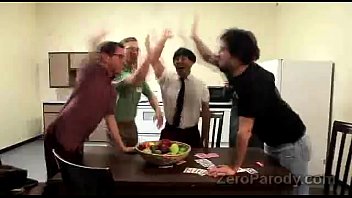 Preview 1 of Bollywood Starindian - Gorgeous cheerleader gets tongued in r. of the Nerds parody