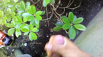 Preview 1 of Lewa Porn - free time at work. solo jerk off outside.