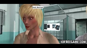 Preview 1 of Girls Vator Xxx - This sexy big tit 3D babe is getting fucked in the office