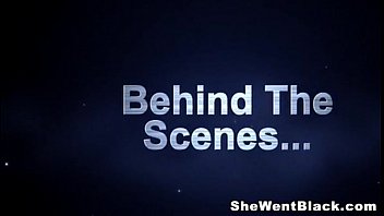 Preview 3 of New Hard Tight - Christie Stevens fucks 2 Black Cocks in a Gloryhole