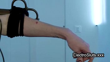 Preview 2 of Boobs Poland - Bound redhead electro shocked and vibed