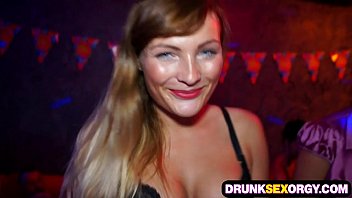 Preview 1 of Hot Gorgeous Teens - Slutty Euro girls party fucking