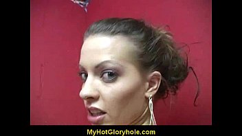 Preview 4 of Zara Khan Fucking - Hot Girl Blows A Stranger In A Bathroom Gloryhole 33
