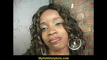 Preview 2 of French Mom Seduces Young Guy - Hot Girl Blows A Stranger In A Bathroom Gloryhole 9