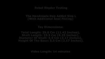 Preview 1 of Big Tits Mom Sis Son - Rebel Rhyder Testing The Handmade Dap Addict Size L (With Additional Anal Fisting) TWT371
