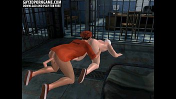 Preview 2 of Gest Pov Ass - 3D studs are rimming and fucking eachother in jail
