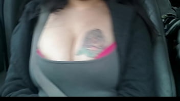 Preview 3 of Chubby Nudist - driving and bouncing