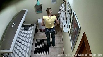Preview 4 of New Gurl Ki - Czech Teen in Public Solarium