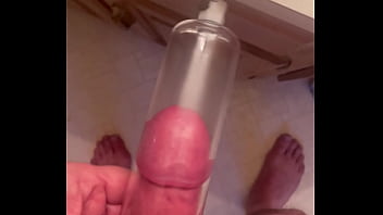 Preview 2 of Step Mother And Son Sexy Movies - Old cock in a penis pump
