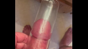 Preview 3 of Step Mother And Son Sexy Movies - Old cock in a penis pump