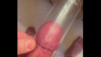 Preview 4 of Step Mother And Son Sexy Movies - Old cock in a penis pump