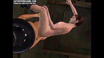 Preview 2 of Japanese Drunk Mom Sleeping - A hot ebony 3D hunk is fucking a hunk in his ass