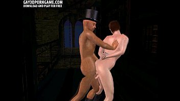 Preview 4 of Japanese Drunk Mom Sleeping - A hot ebony 3D hunk is fucking a hunk in his ass