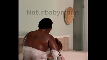 Preview 4 of Danxer Rap Group - BBW interracial Valentines Day fucking in the bath part 1