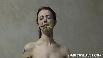 Preview 1 of Dyra Budak Sementa - Emilys burning prisoner in bondage and cellblock bdsm