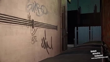 Preview 1 of Mobil Pourn - Black Canary in the Alley