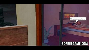 Preview 2 of Katyaanal - A sexy brunette 3D babe is getting her pussy pounded
