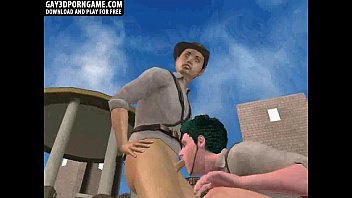 Preview 2 of Brandi Forsed - Some sexy 3D hunks in a park are fucking eachother