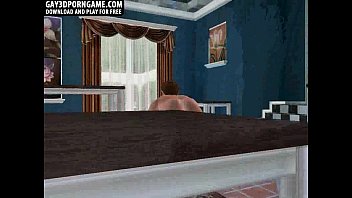 Preview 1 of Tvts Queens - A sexy and tan 3D hunk are riding a cock