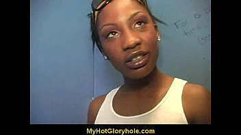 Preview 3 of Moyher Movie - Gloryhole Initiating Ebony Babe 21